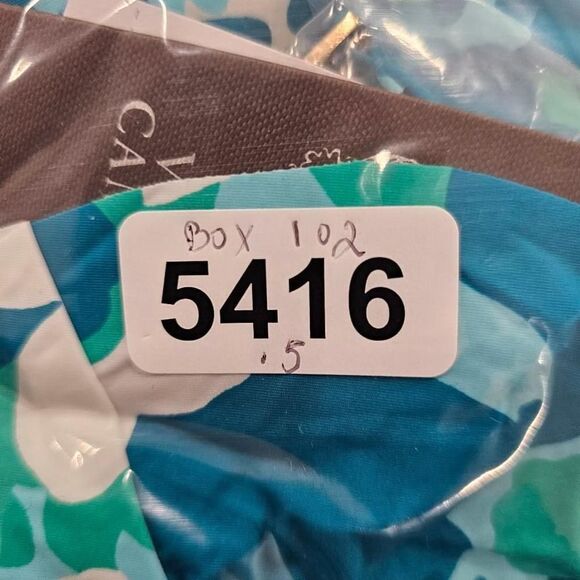 Vince Camuto Blue Floral Print Bikini Swimsuit Set Size S - Picture 6 of 6